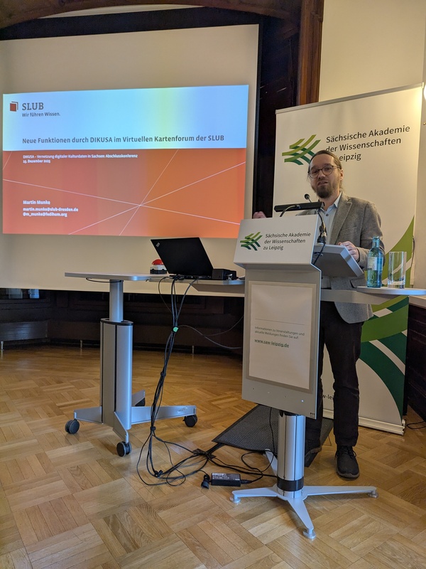 Vortrag SLUB, Martin Munke (Foto: Franziska Naether)