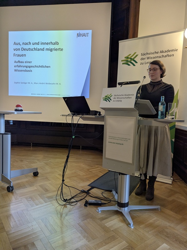 Vortrag HAIT, Sophie Seeliger (Foto: Franziska Naether)
